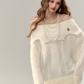 Offshoulder Cable Knit Dress VPT0019