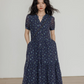 Key Neck Floral Dress VAS0121