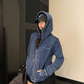 Denim Zip-Up Hoodie YLS1041