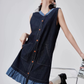 Gingham Check Sleeveless Mini Dress FER0280