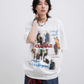 Retro Print Loose T-Shirt FRC0001