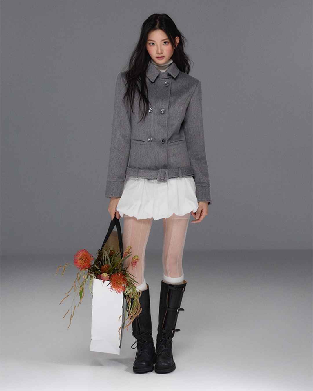 Double Breasted Wool Coat TRK0001