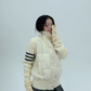 Down Vest Knit Sleeve Jacket YLS0995