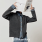 Denim Shirt Docking Knit LLA0561