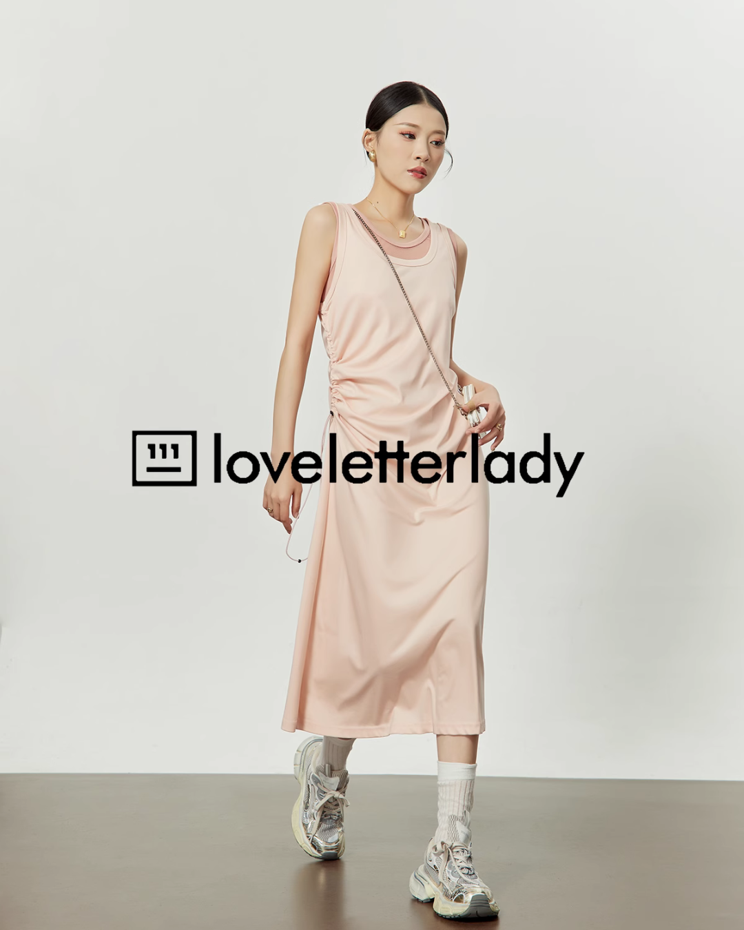 Light Pink Layered Dress  LLA0236