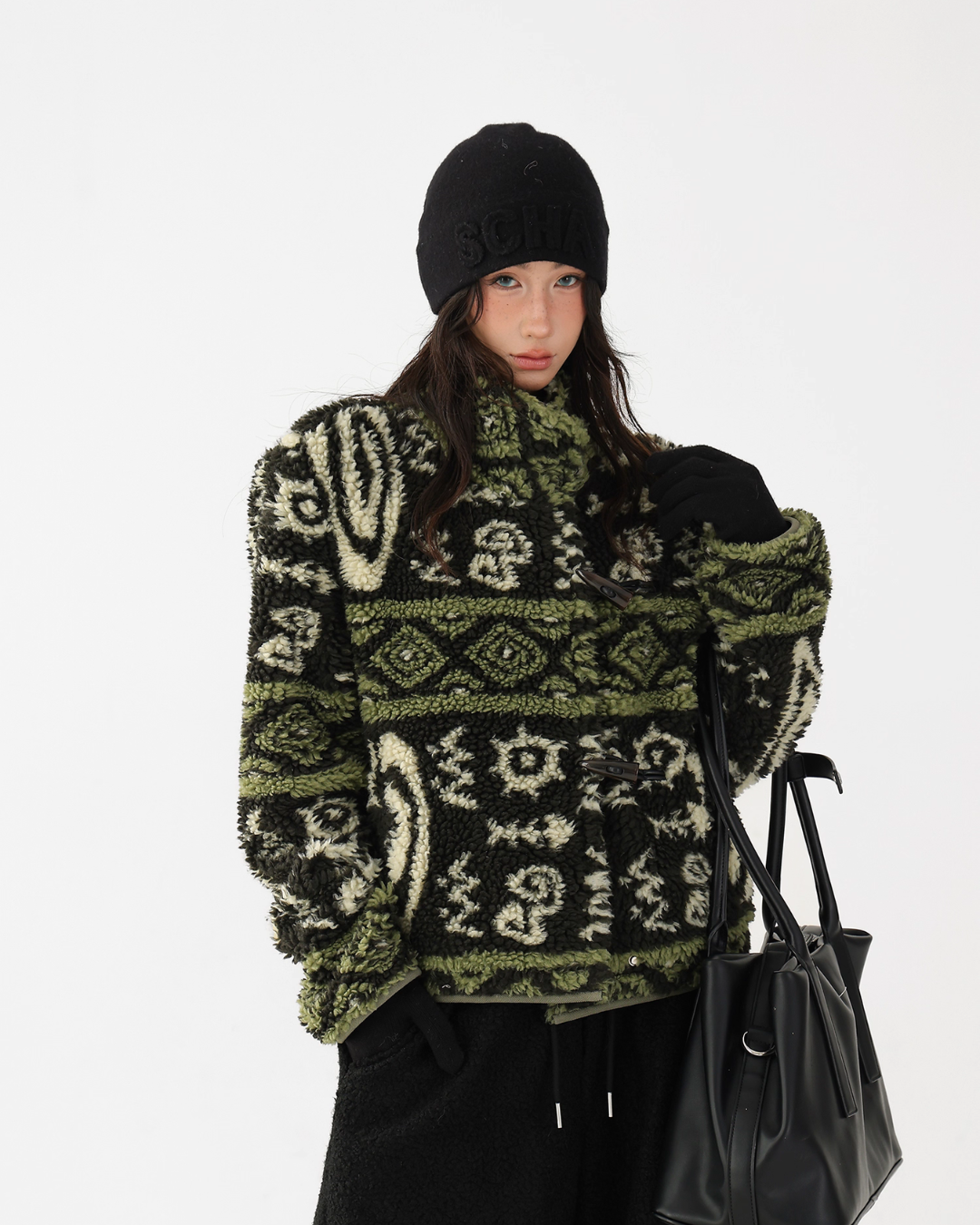 Stand Collar Fleece Jacket ACS0333