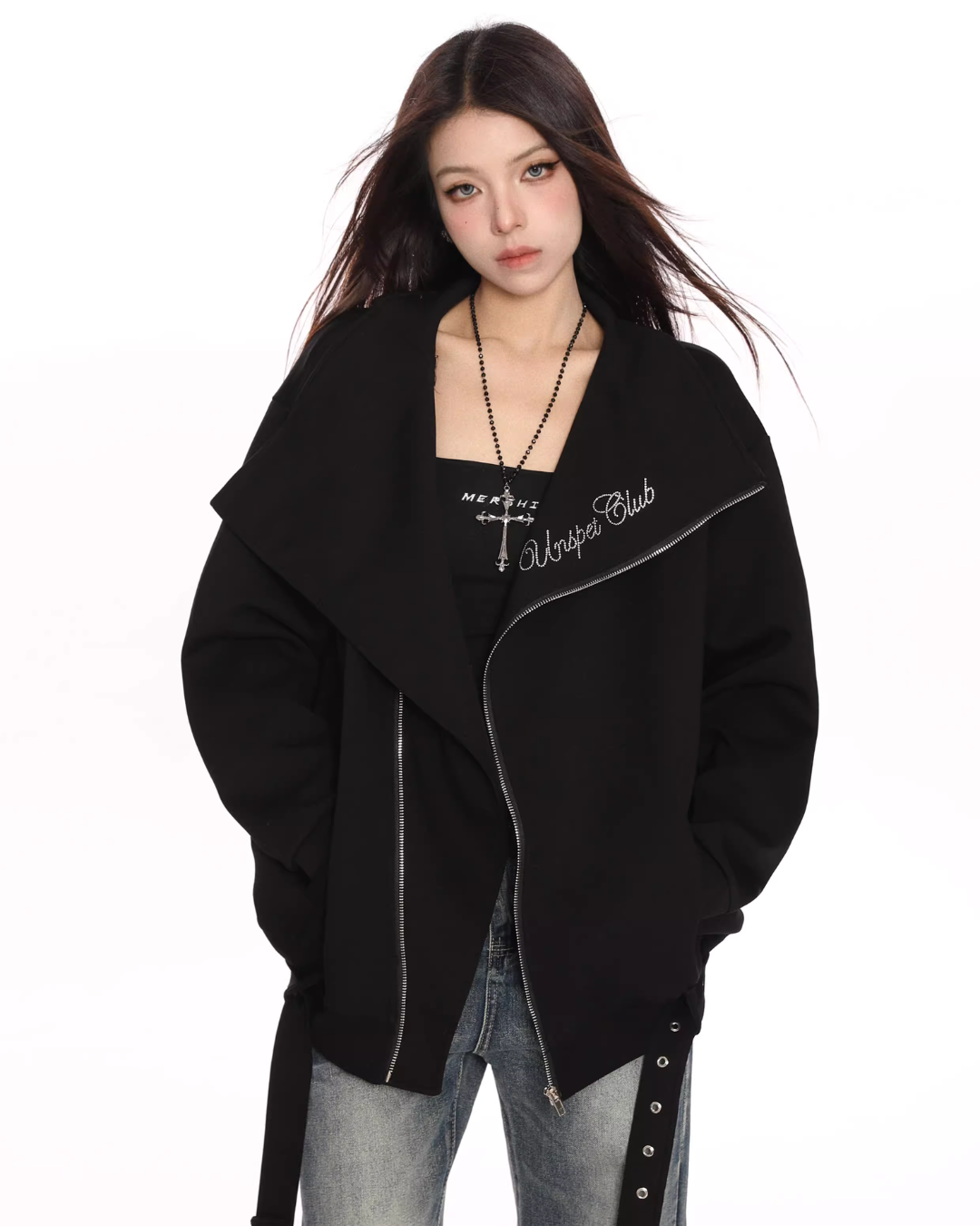 Big Collar Zip Jacket BGS0020