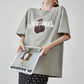 Cherry Print Short-Sleeve T-Shirt  FER0265