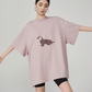 Dog Print Oversized T-Shirt FER0219