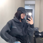 Vintage Short Hood Sweatshirt YLS0915