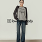 Gray Crew Neck Top LLA0598