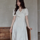 French Lace Long Dress SMS0009