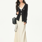 V-Neck Slim Layered Knit / Mermaid Skirt WEO0012