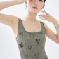 Butterfly Slim Tank Top Dress GIR0001