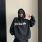 Oversized High-Neck Hoodie YLS1062