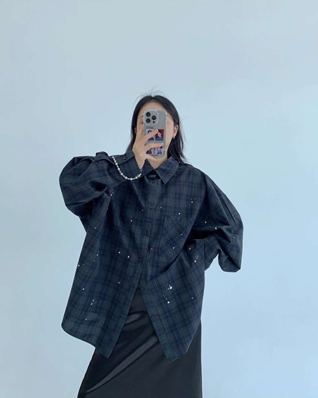 Back Logo Loose Paid Shirt YLS0932