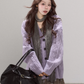 V-Neck Cable Knit Cardigan WDB0027
