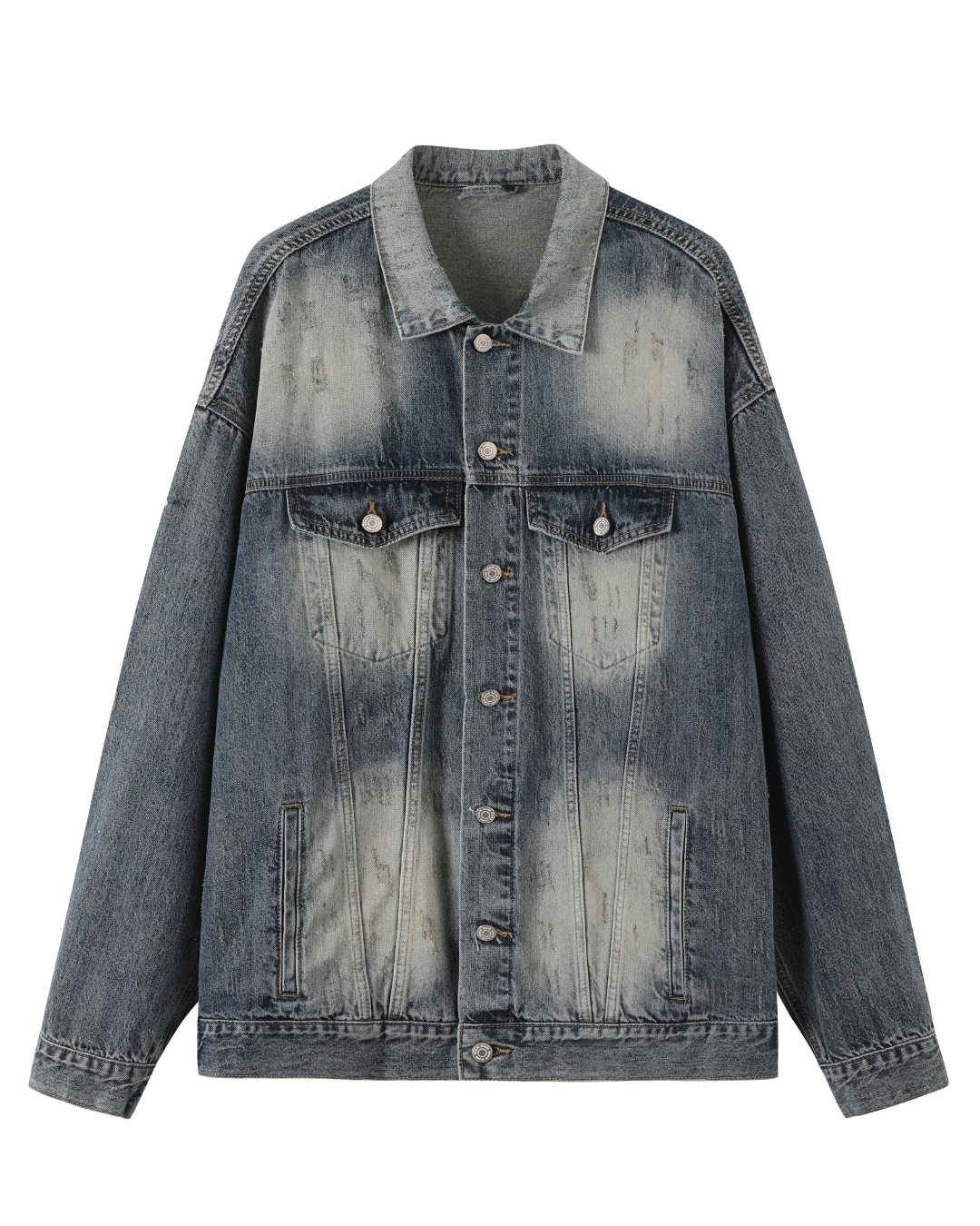 Vintage Denim Jacket / Denim Wide Pants WEO0074