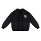 V-Neck Logo Patch Cardigan ZZF0345