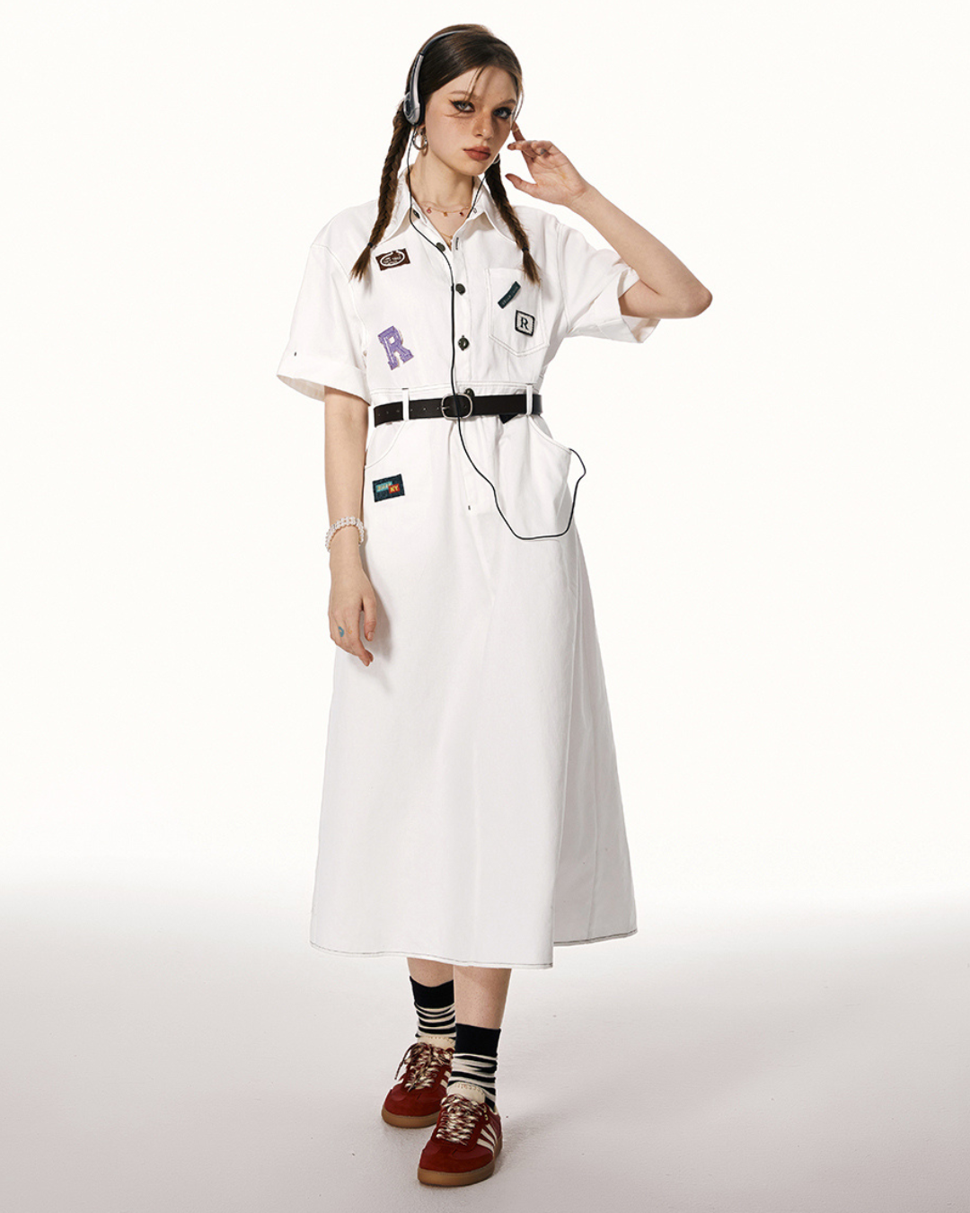 American Preppy Shirt Dress IMO0059