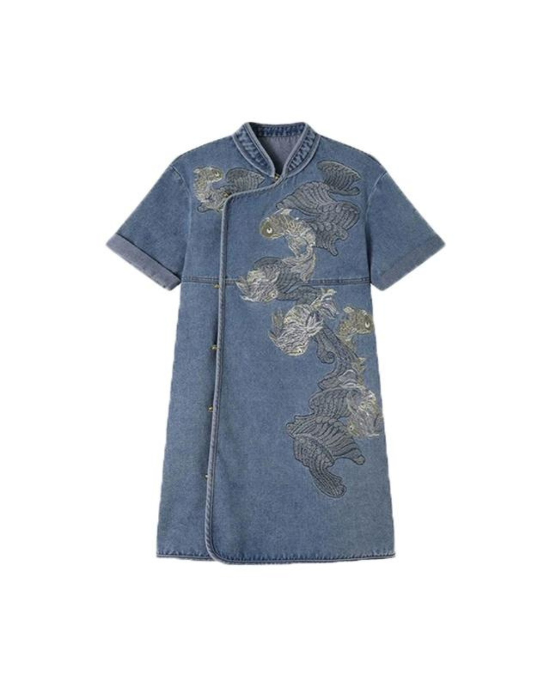 China Denim Fabric Dress LLA0003