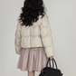 Crew Neck Short Puff Jacket VAS0176