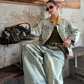 Color-Block Lapel Denim Jacket WWP0002