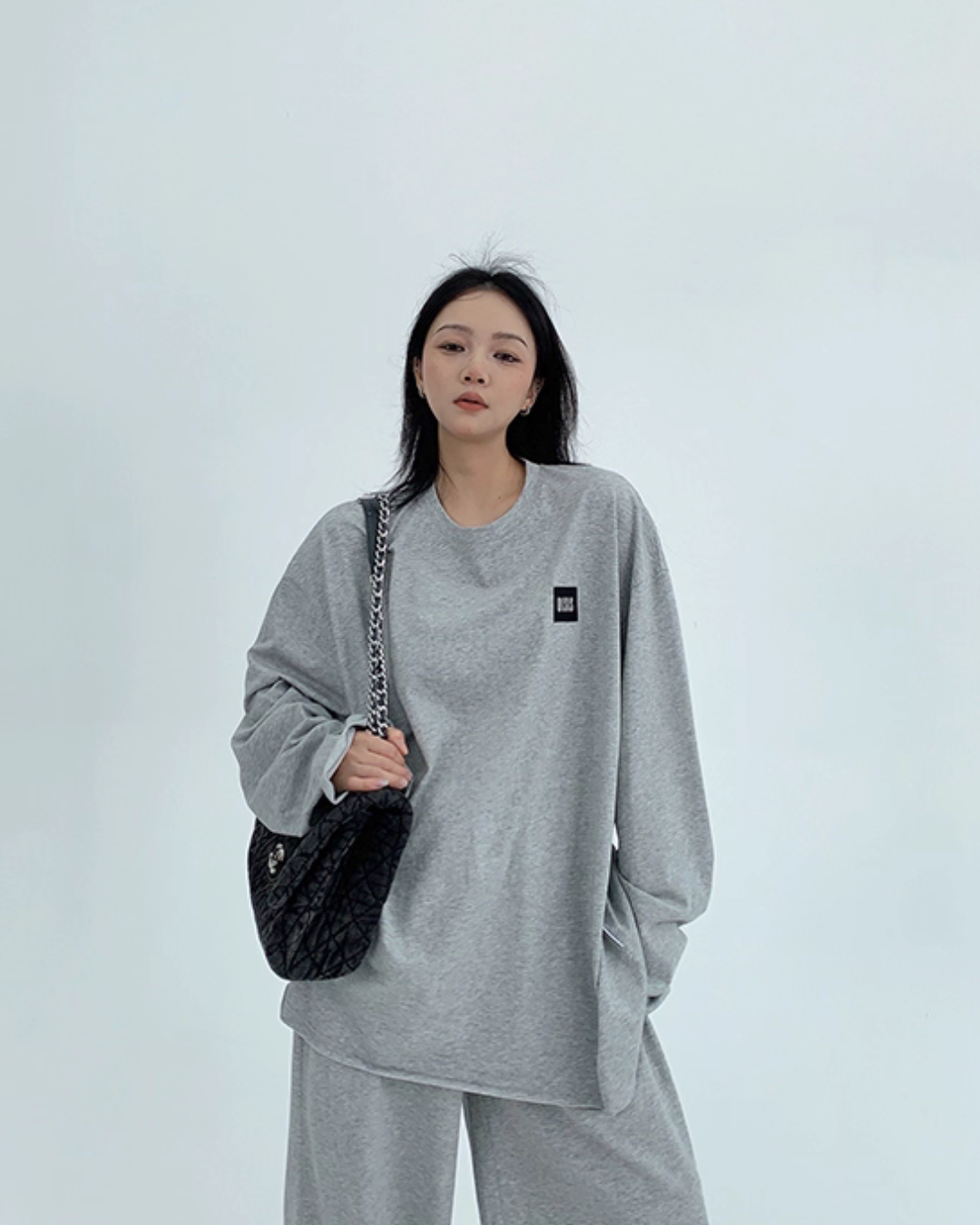 Basic Long Sleeve Top / Wide Pants YLS0924