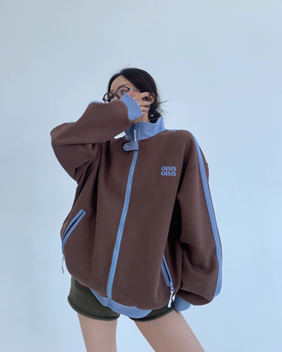 Stand Neck Track Jacket YLS0888
