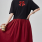 Ribbon Docking Long Dress FER0171