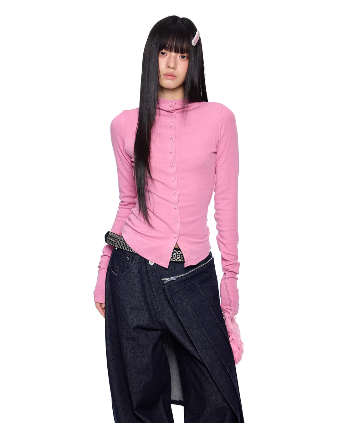 Slim-Fit Layer Top EZK0092