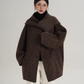 Scarf Design Wool Coat SRS0375