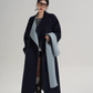Scarf Design Long Wool Coat SRS0409