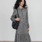 Long-Sleeve Shirt Flare Long Dress VAS0159