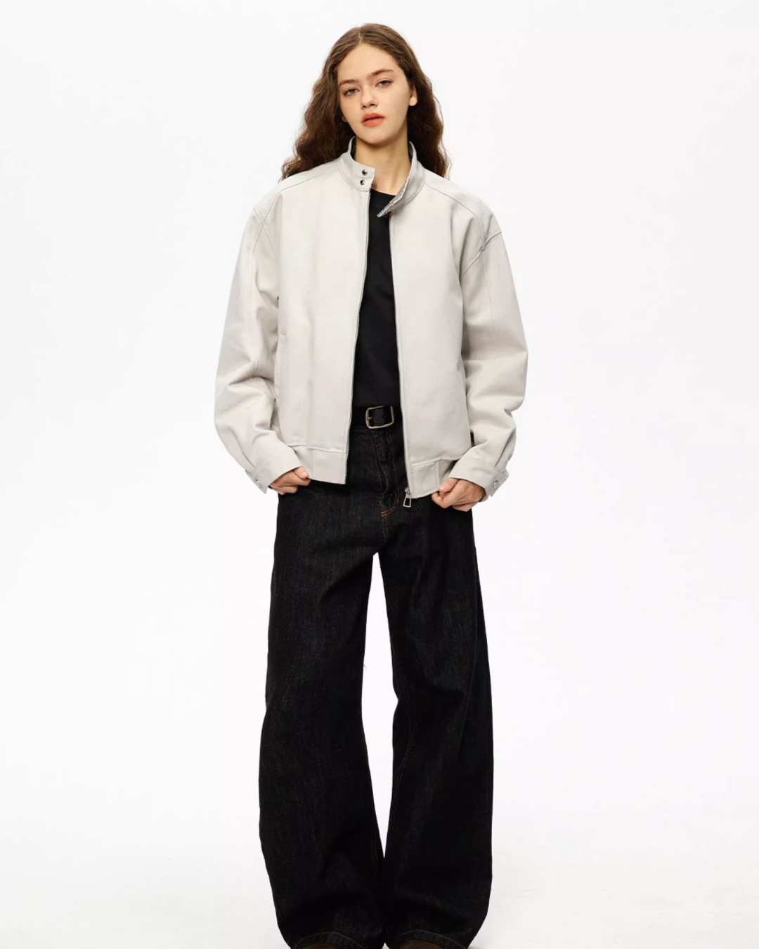 Stand Collar Basic Jacket NDC0009