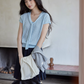 French Sleeve Knit Top SMS0027