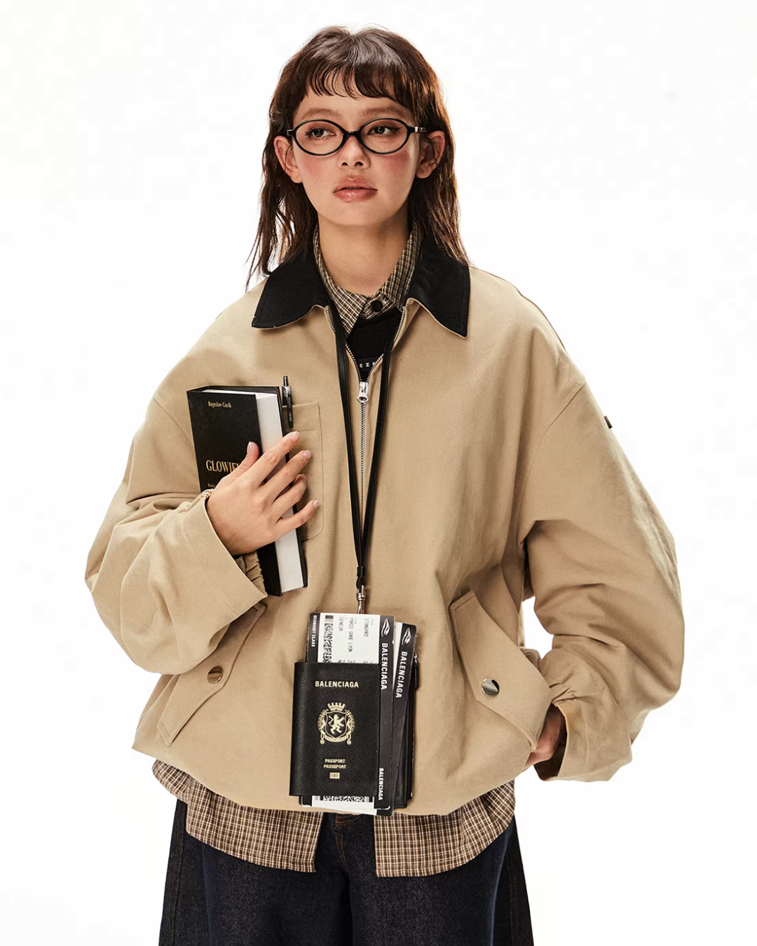 Vintage Style Work Blouson EZK0090