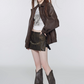 Vintage Leather Work Jacket VSE0065