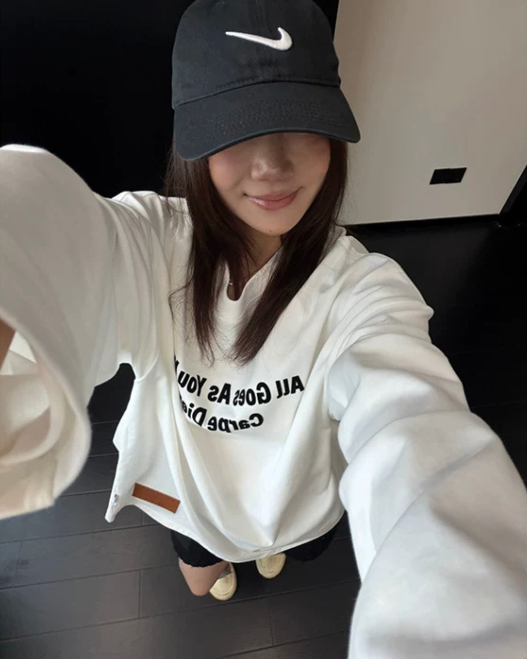 Logo Oversized Long-Sleeve T-Shirt YLS1061