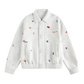 Small Embroidery Black Jacket WLS0007