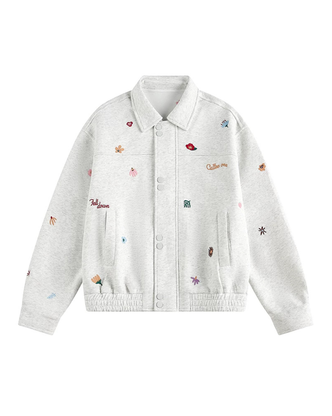 Small Embroidery Black Jacket WLS0007