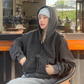 Washed Loose Zip Hoodie CYE0040