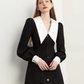 Big Collar Heart Button Dress DPY0072