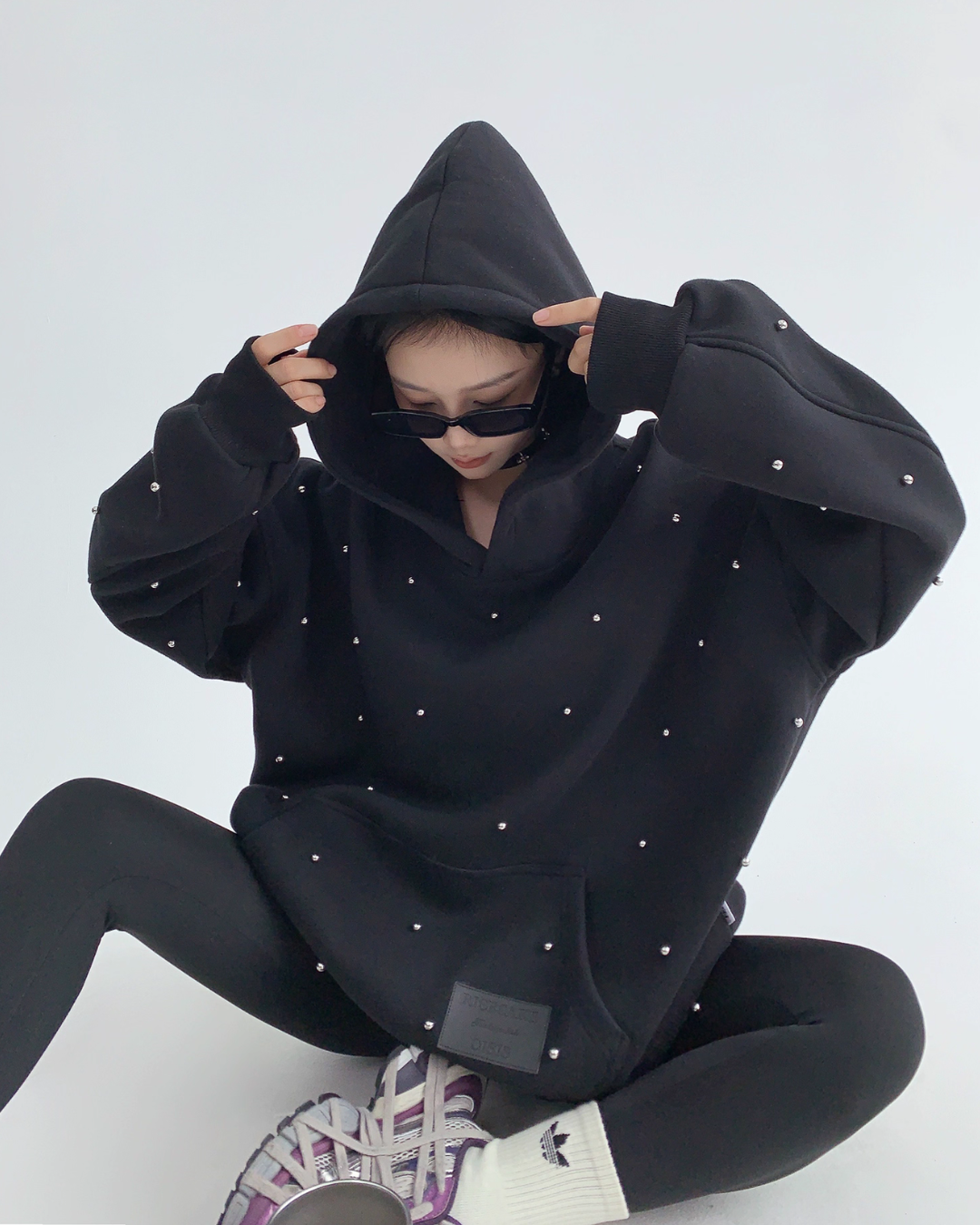 Silver Pearl Sweat Hoodie YLS0990