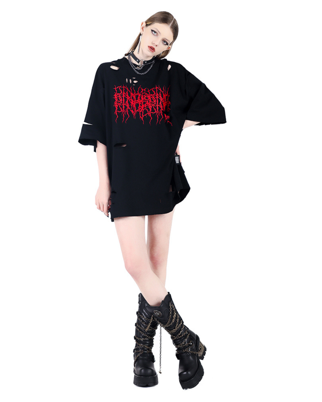 Loose Rock Punk T-Shirt PPK0104