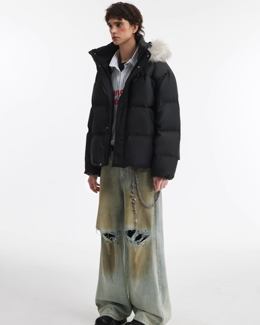 Hood Fur Down Jacket NDC0004