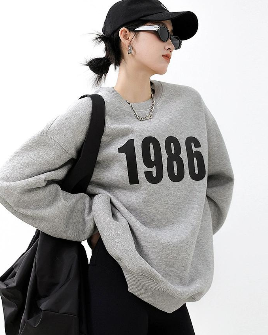 Number Logo Sweat Tops ICM0005