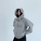 Big Hood Zip Hoodie YLS0938