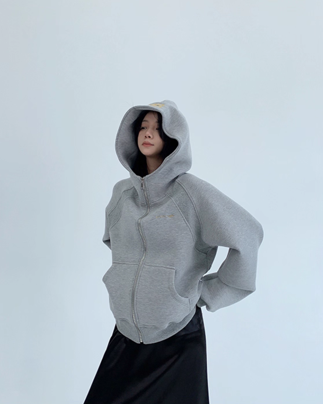 Big Hood Zip Hoodie YLS0938