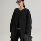 Hood Scarf Mid Length Wool Coat SRS0358